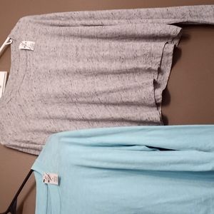 VS PINK long sleeve crops